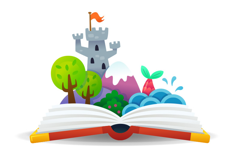 Books icon from the ABC Reading Eggs Junior dashboard