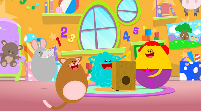 screenshot from The Eggles video