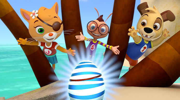 screenshot from The Eggsperts video