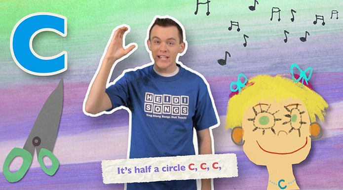screenshot from Heidi Songs video