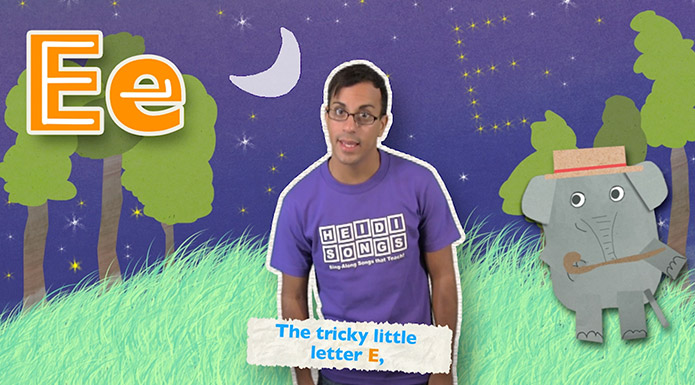 screenshot from Heidi Songs video