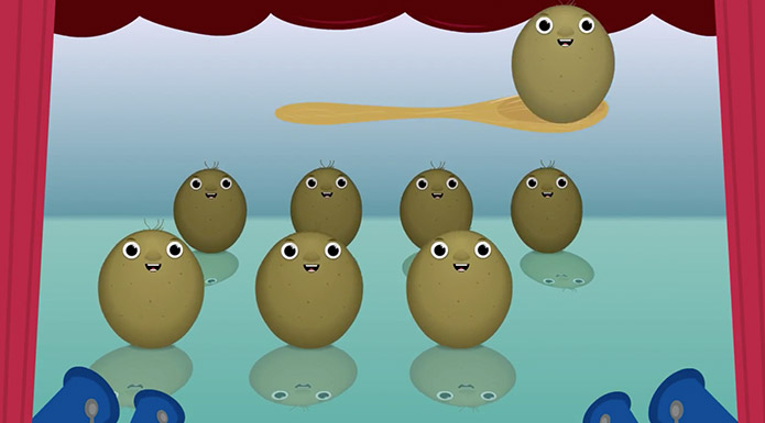 screenshot from Number Rhymes video