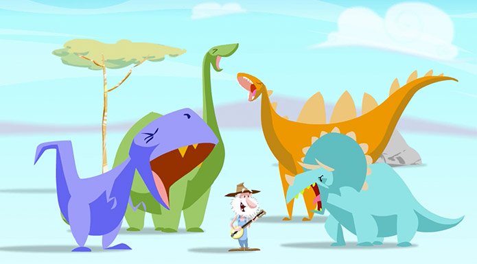 screenshot from Number Rhymes video