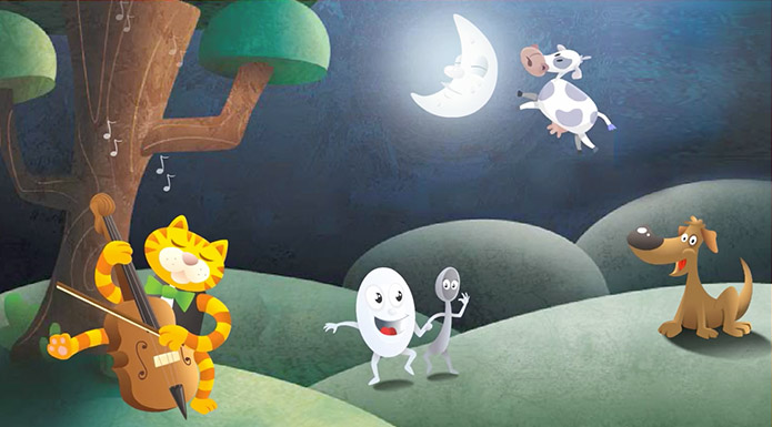 screenshot from Nursery Rhymes video