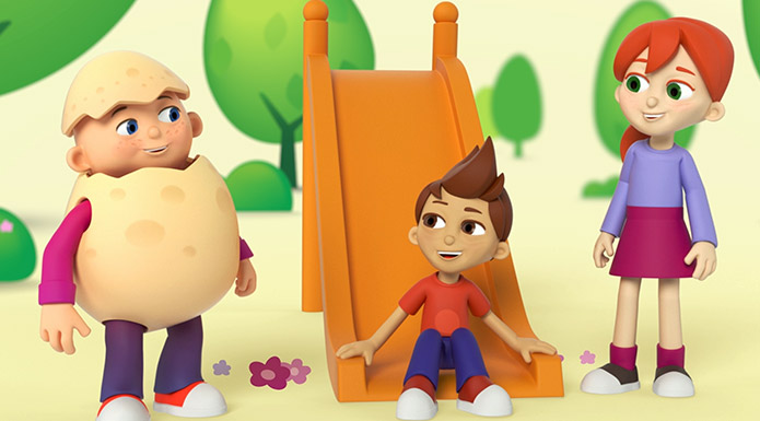 screenshot from Reggie & Friends video