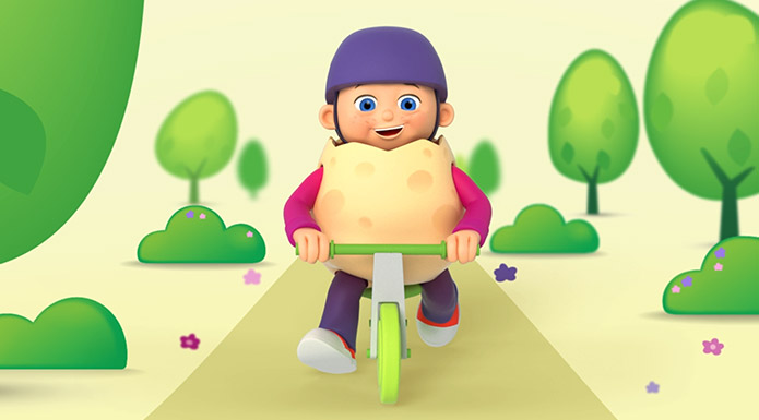 screenshot from Reggie & Friends video