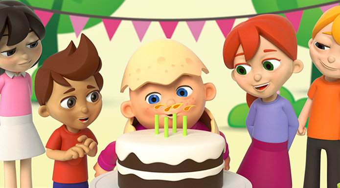 screenshot from Reggie & Friends video