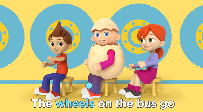 screenshot from Reggie Sing Along Karaoke video