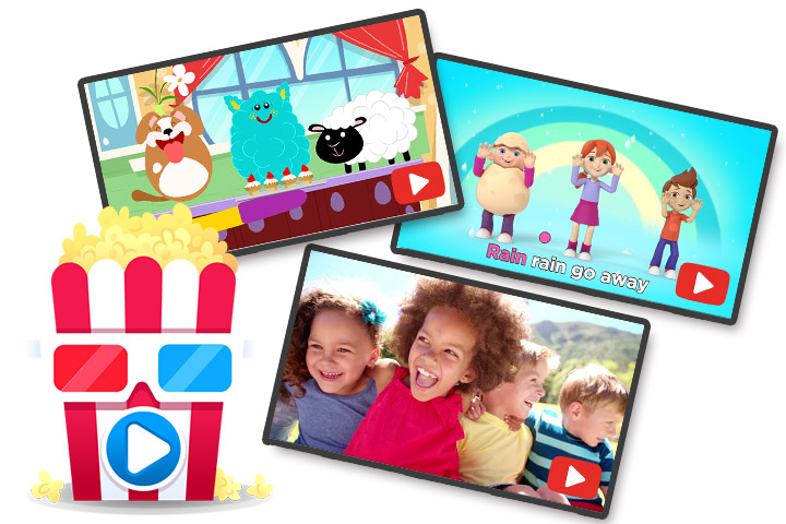 Some examples of the hundreds of Reading Eggs Junior videos